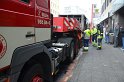 Stadtbus fing Feuer Koeln Muelheim Frankfurterstr Wiener Platz P282